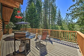 Large Cabin w/ Fire Pit + Grill on 34 Acres!