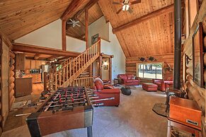 Large Cabin w/ Fire Pit + Grill on 34 Acres!