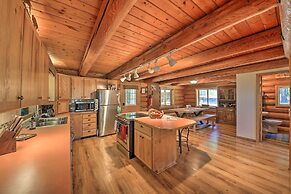 Large Cabin w/ Fire Pit + Grill on 34 Acres!