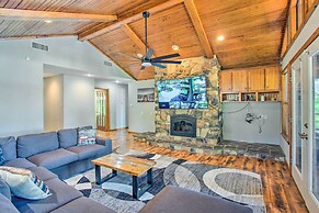 Waterfront Yantis Retreat w/ Deck & Zipline!