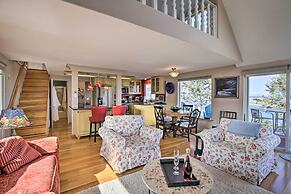 Waldport Beach House w/ Loft, Grill & Ocean Views!