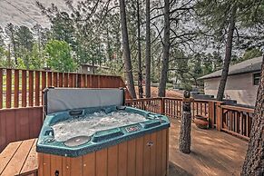Cozy Ruidoso Cabin w/ Private Hot Tub & Large Deck