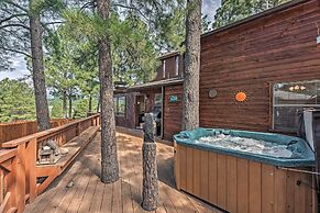 Cozy Ruidoso Cabin w/ Private Hot Tub & Large Deck