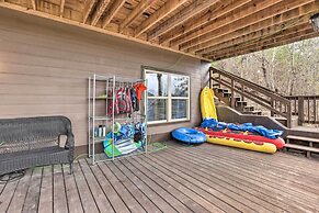 Lake Mitchell Vacation Home w/ Dock & Water Slide