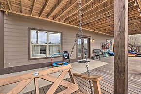 Lake Mitchell Vacation Home w/ Dock & Water Slide