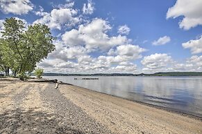 Lake Pepin Cottage w/ Decks + Private Beach!