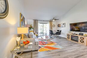 Furnished Patio + Resort Pools: Palm Desert Condo