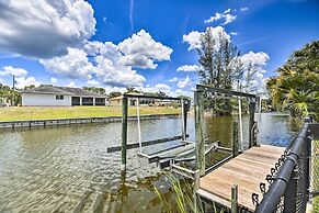 Dock & Canal Access: Cape Coral Family Home