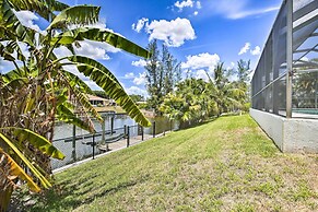 Dock & Canal Access: Cape Coral Family Home