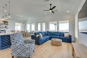 Modern Galveston Vacation Rental: Steps to Beach!