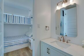 Modern Galveston Vacation Rental: Steps to Beach!