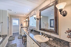 Waterfront Deck: Charming Galveston Home!