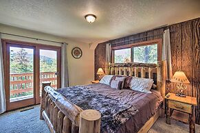 1 Mi to Bear Mountain: Cozy Cabin w/ Views!