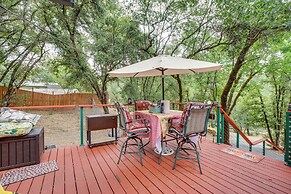 Secluded Placerville Cabin w/ Deck: Walk to River!
