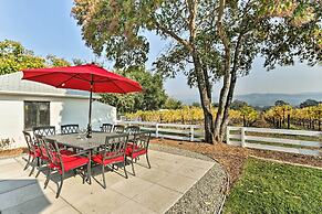 Beautiful Sonoma House w/ Patio & Vineyard Views!