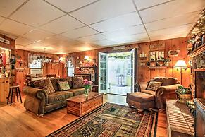 Pet-friendly Cabin w/ Fire Pit, BBQ & Great Deck!