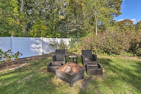 Fire Pit, Spacious Yard: Hyannis Vacation Rental