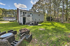 Fire Pit, Spacious Yard: Hyannis Vacation Rental