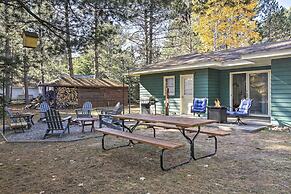 Dock + Fire Pits: Lakefront Retreat in Eagle River