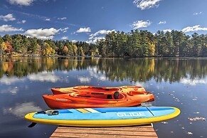 Eagle River Waterfront Home w/ Dock & Fire Pit!
