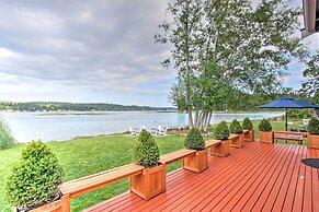 Waterfront Allyn Home With Fire Pit + Backyard!