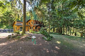 Rustic Sequim Cabin w/ Fire Pit & Forested Views!