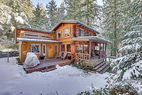 Rustic Sequim Cabin w/ Fire Pit & Forested Views!