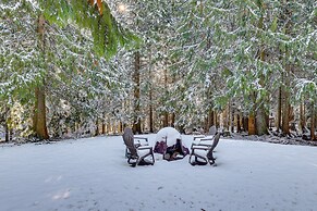 Rustic Sequim Cabin w/ Fire Pit & Forested Views!