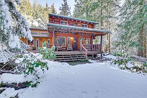 Rustic Sequim Cabin w/ Fire Pit & Forested Views!