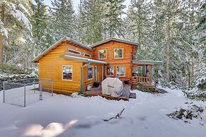 Rustic Sequim Cabin w/ Fire Pit & Forested Views!