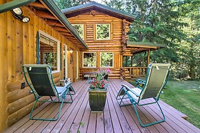 Rustic Sequim Cabin w/ Fire Pit & Forested Views!