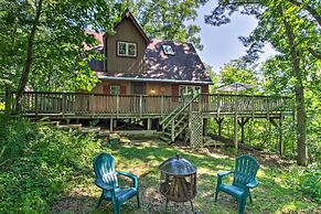 Secluded A-frame Hideaway w/ Wraparound Deck!