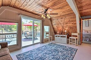 Lakefront Rocky Mount Cabin w/ Dock & Kayaks!
