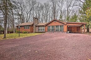 Rustic Lake Harmony Home w/ Fire Pit & Hot Tub!