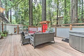Redwoods Cabin w/ Hot Tub: Walk to Russian River!