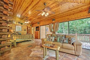 Quiet Inverness Log Cabin w/ Furnished Deck!