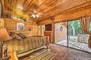 Quiet Inverness Log Cabin w/ Furnished Deck!
