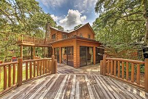 Quiet Inverness Log Cabin w/ Furnished Deck!