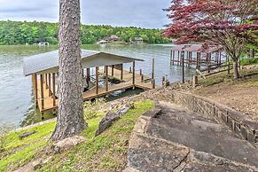 Private Dock + Water Views: Hot Springs Abode!