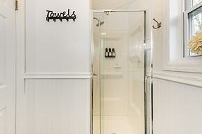 Deck, Fire Pit & Pool Access at Poconos Retreat!