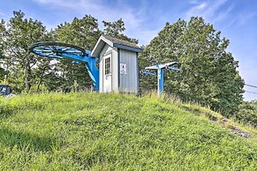 Deck, Fire Pit & Pool Access at Poconos Retreat!
