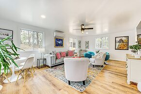 Deck, Fire Pit & Pool Access at Poconos Retreat!