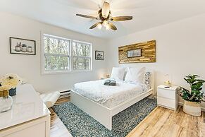 Deck, Fire Pit & Pool Access at Poconos Retreat!