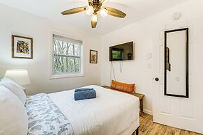 Deck, Fire Pit & Pool Access at Poconos Retreat!