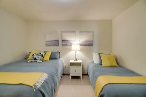 Sandy Beach Family Getaway w/ Fire Pit & Deck!