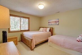 Sandy Beach Family Getaway w/ Fire Pit & Deck!