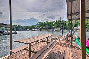 Lakefront Rocky Mount Escape w/ Dock & Grill!