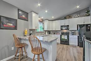 Lakefront Rocky Mount Escape w/ Dock & Grill!