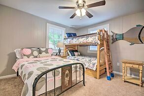 Lakefront Rocky Mount Escape w/ Dock & Grill!