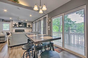 Lakefront Rocky Mount Escape w/ Dock & Grill!